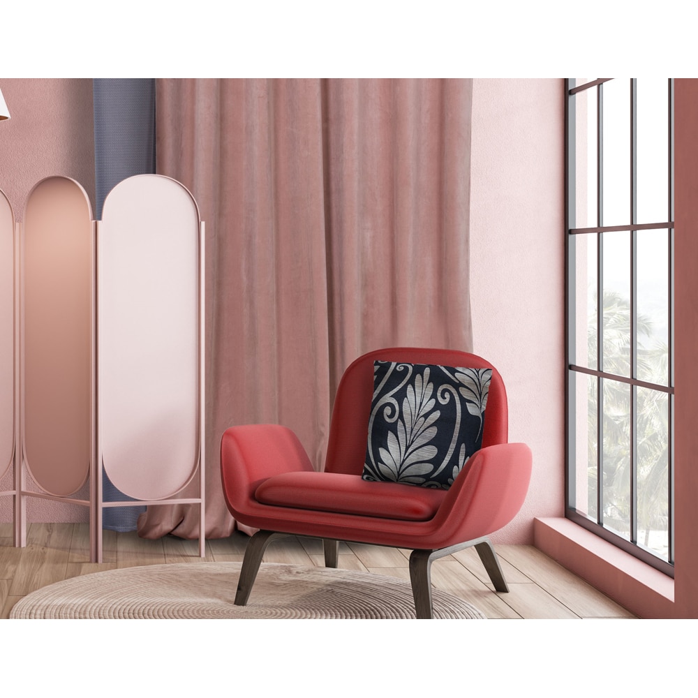 Perna decorativa Escape Mendola, 40 x 40 cm, negru