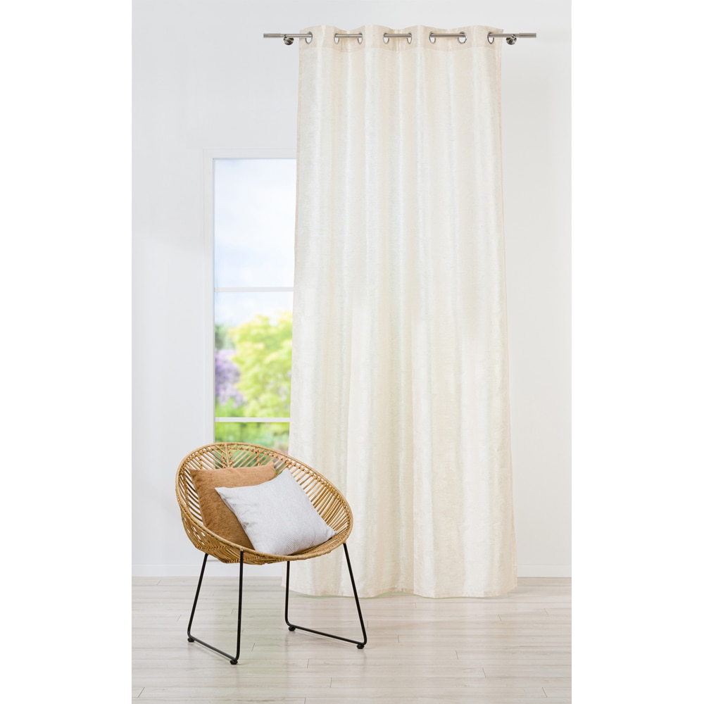 Draperie Mendola Tagus, inele, 140 x 260 cm, crem