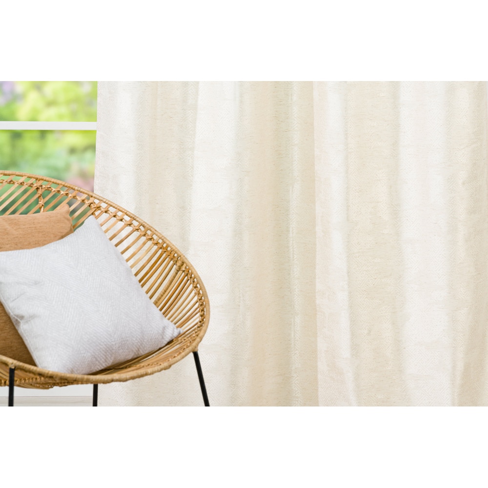Draperie Mendola Tagus, inele, 140 x 260 cm, crem