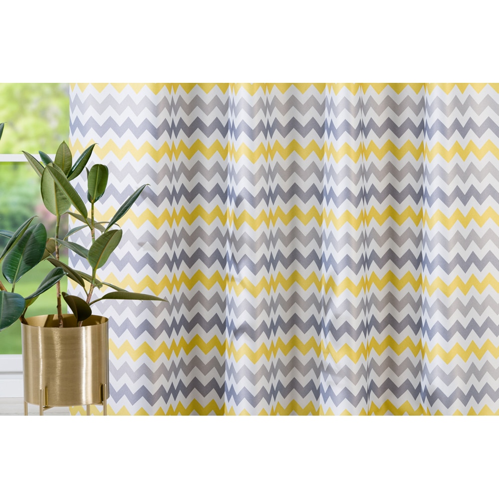 Draperie Icarus, inele, 140 x 260 cm, semiopac, galben