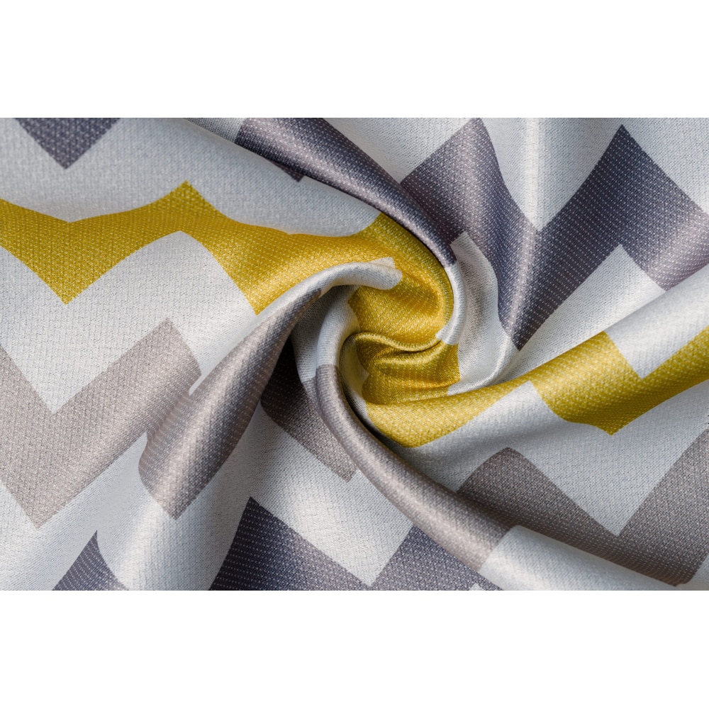 Draperie Icarus, inele, 140 x 260 cm, semiopac, galben