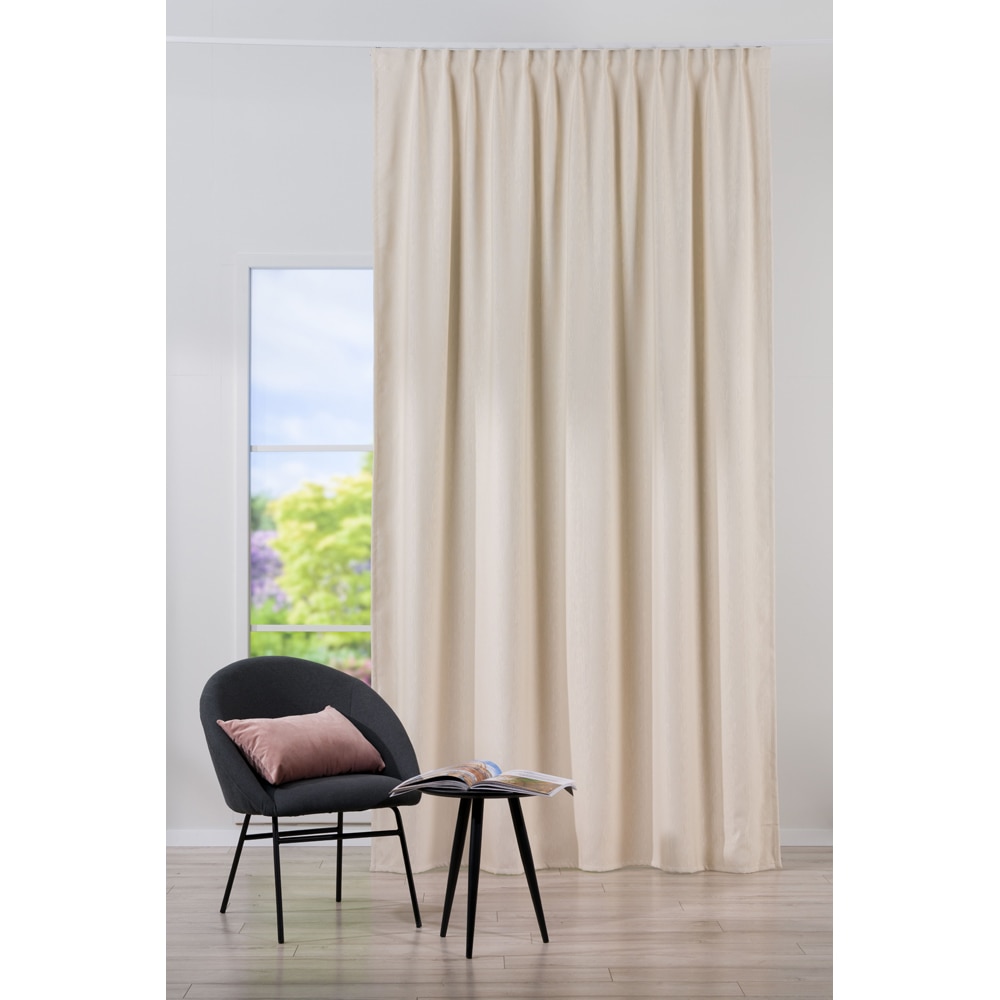Draperie Agios, rejansa, 140 x 260 cm, semiopac, crem