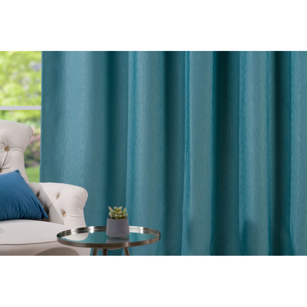 Draperie Agios, rejansa, 140 x 260 cm, semiopac, turcoaz