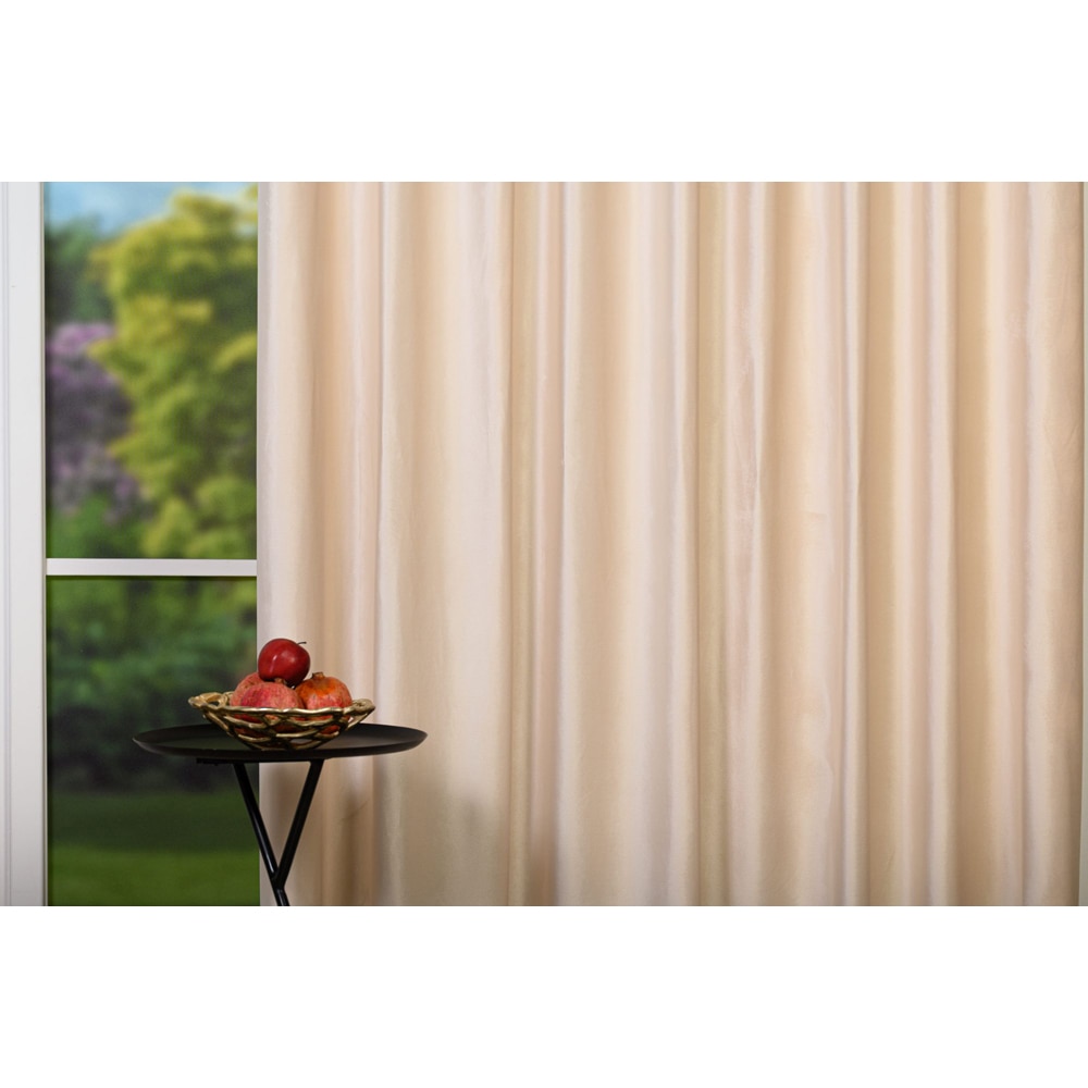 Draperie Oliva, inele, 140 x 260 cm, semiopac, crem