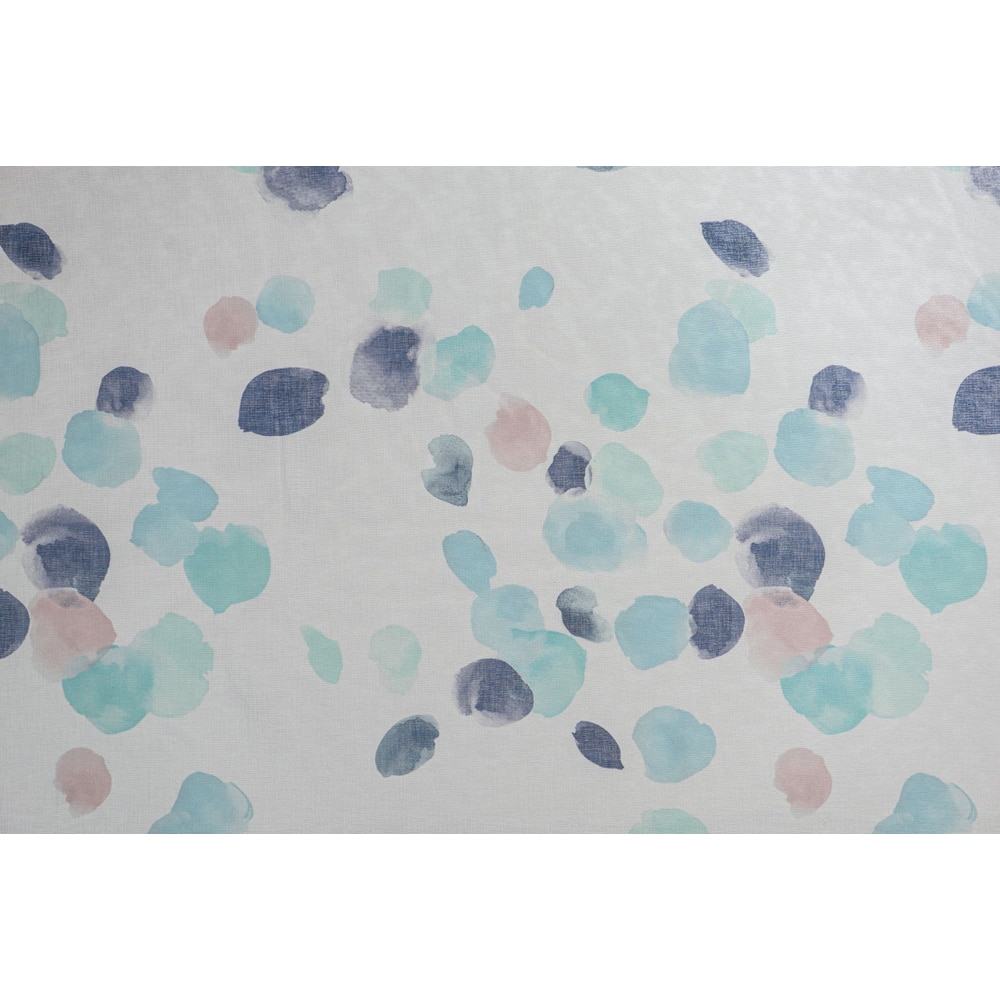 Perdea Lorraine, inele, 140 x 260 cm, albastru