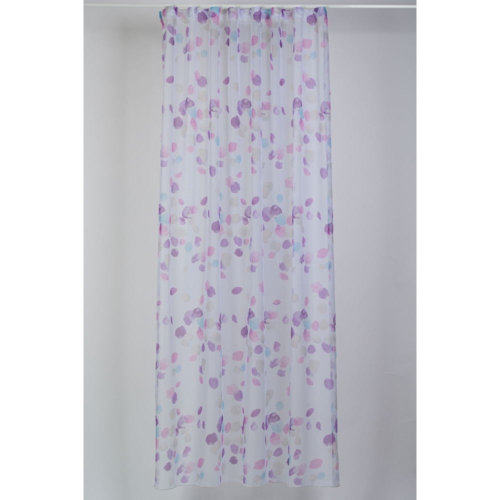 Perdea Loraine, rejansa, 140 x 260 cm, mov