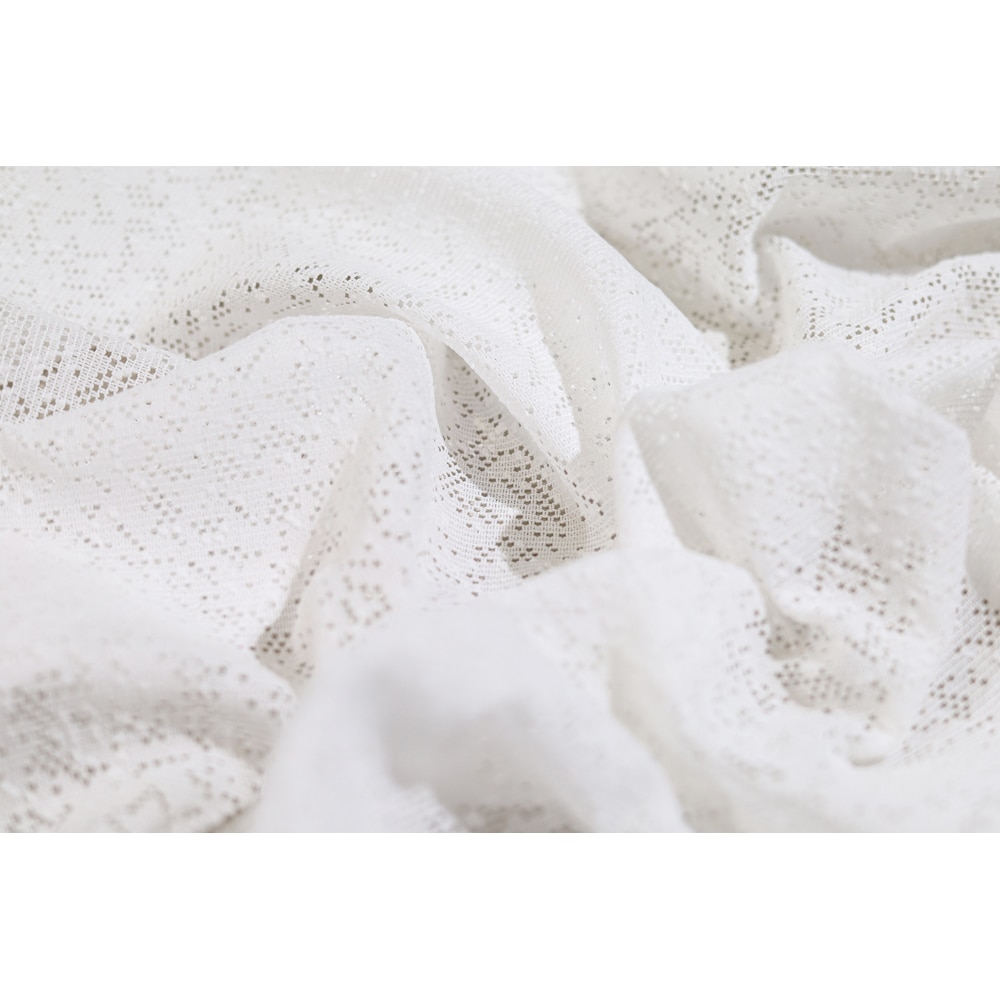 Perdea Alya, rejansa, 140 x 260 cm, alb