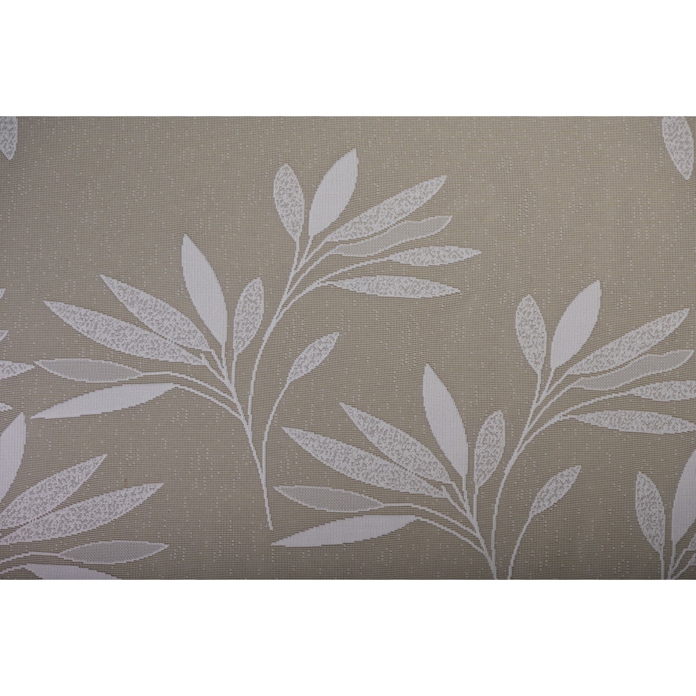 Perdea Petal, rejansa, 140 x 260 cm, alb