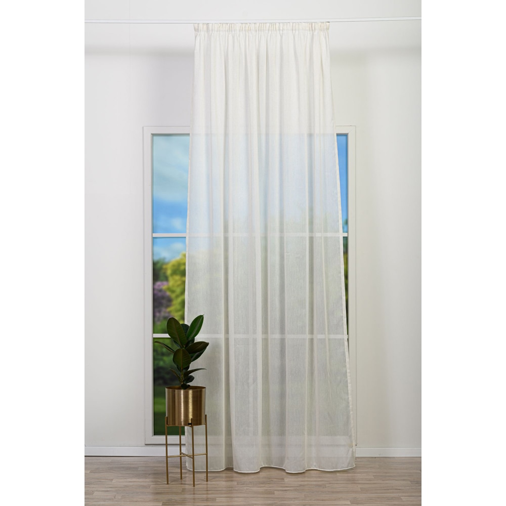 Perdea Jane, rejansa, 140 x 260 cm, bej