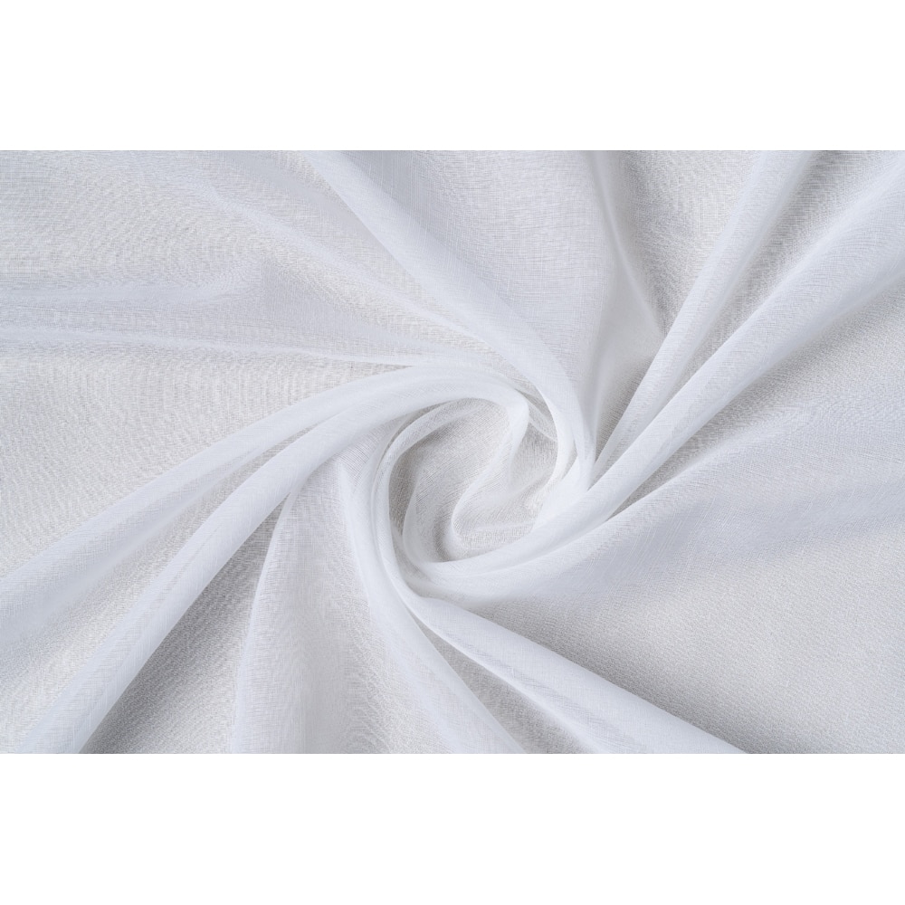 Perdea Desert, inele, 140 x 260 cm, alb