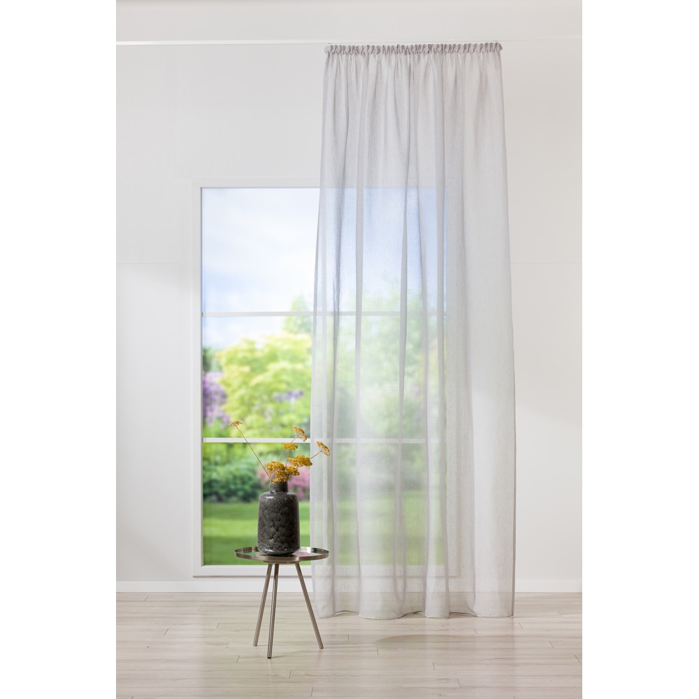 Perdea Desert, inele, 140 x 260 cm, gri