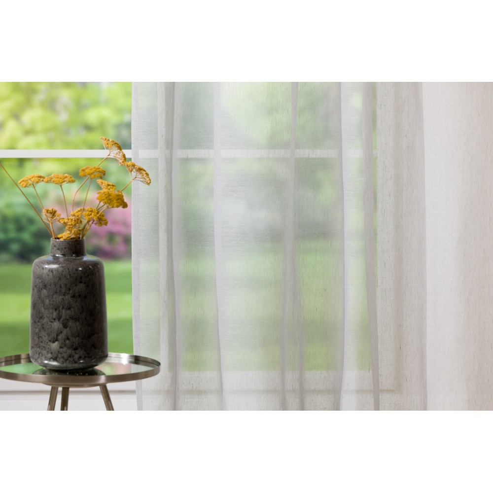 Perdea Desert, inele, 140 x 260 cm, gri