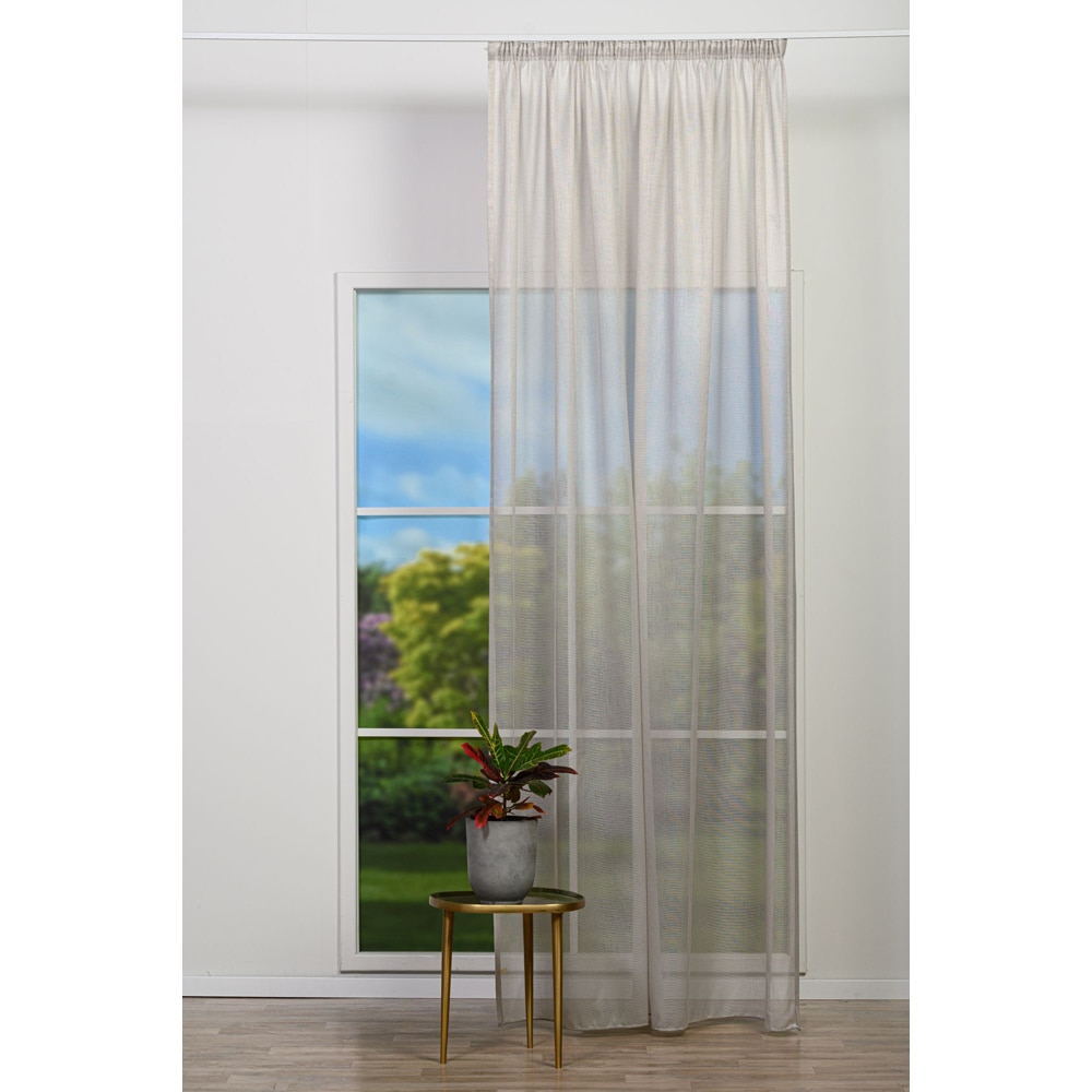 Perdea Baixa, rejansa, 140 x 260 cm, gri