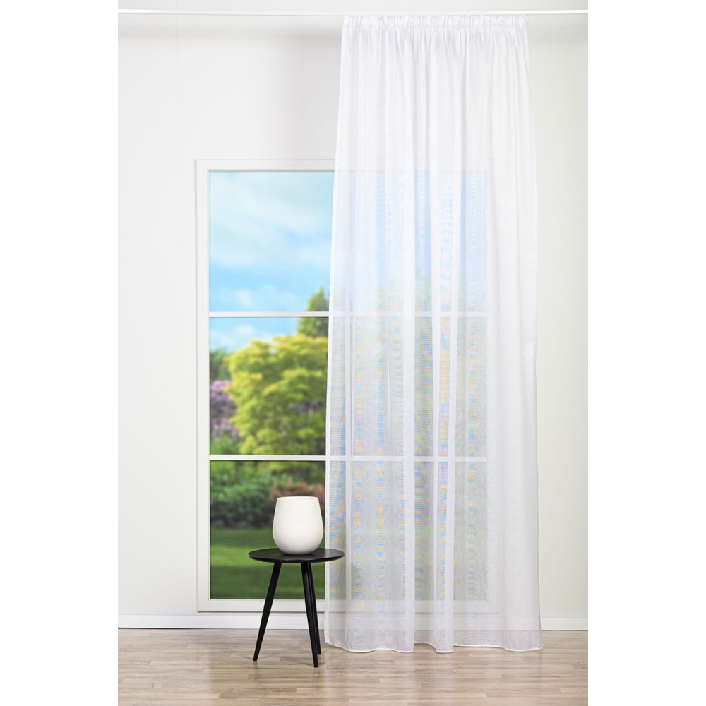 Perdea Baixa, rejansa, 140 x 260 cm, alb