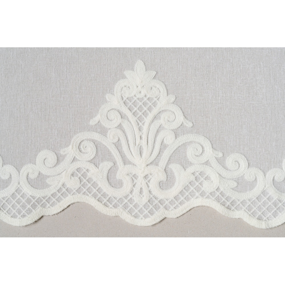 Perdea Angelique, rejansa, 140 x 260 cm, crem