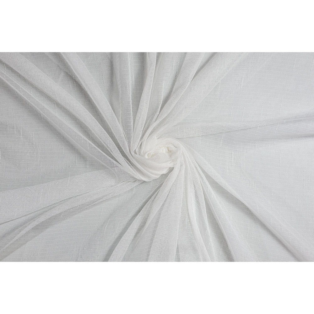 Perdea Valle, rejansa, 140 x 260 cm, alb