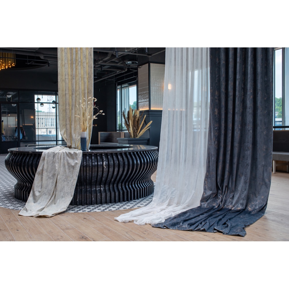 Perdea Cooler, inele, 140 x 260 cm, alb