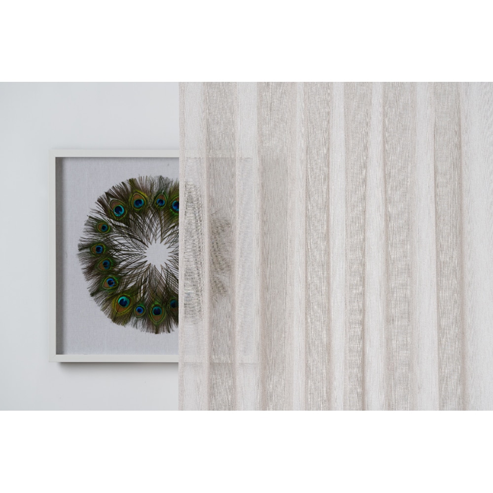 Perdea Portimao, inele, 140 x 255 cm, bej