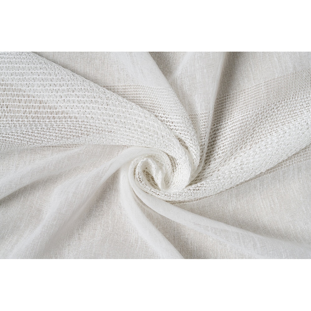 Perdea Phelipa, rejansa, 140 x 260 cm, alb