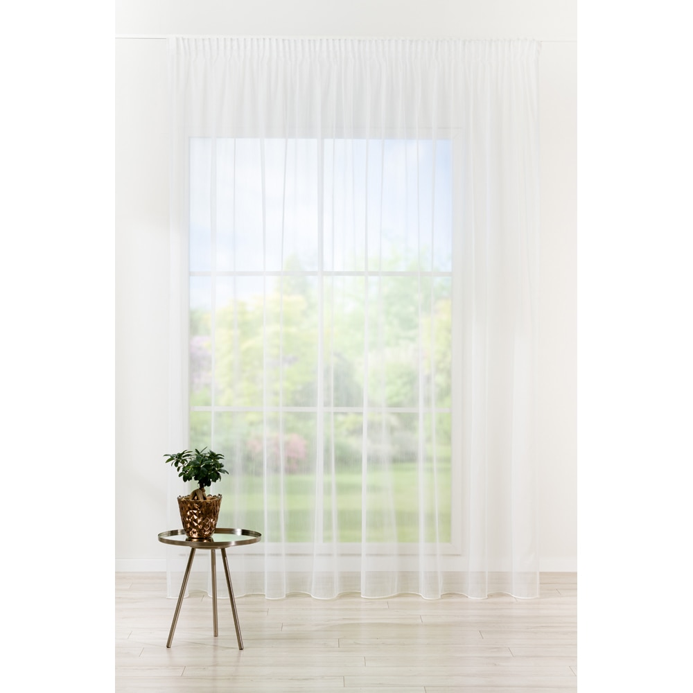 Perdea Rubbio, rejansa, 140 x 260 cm, crem