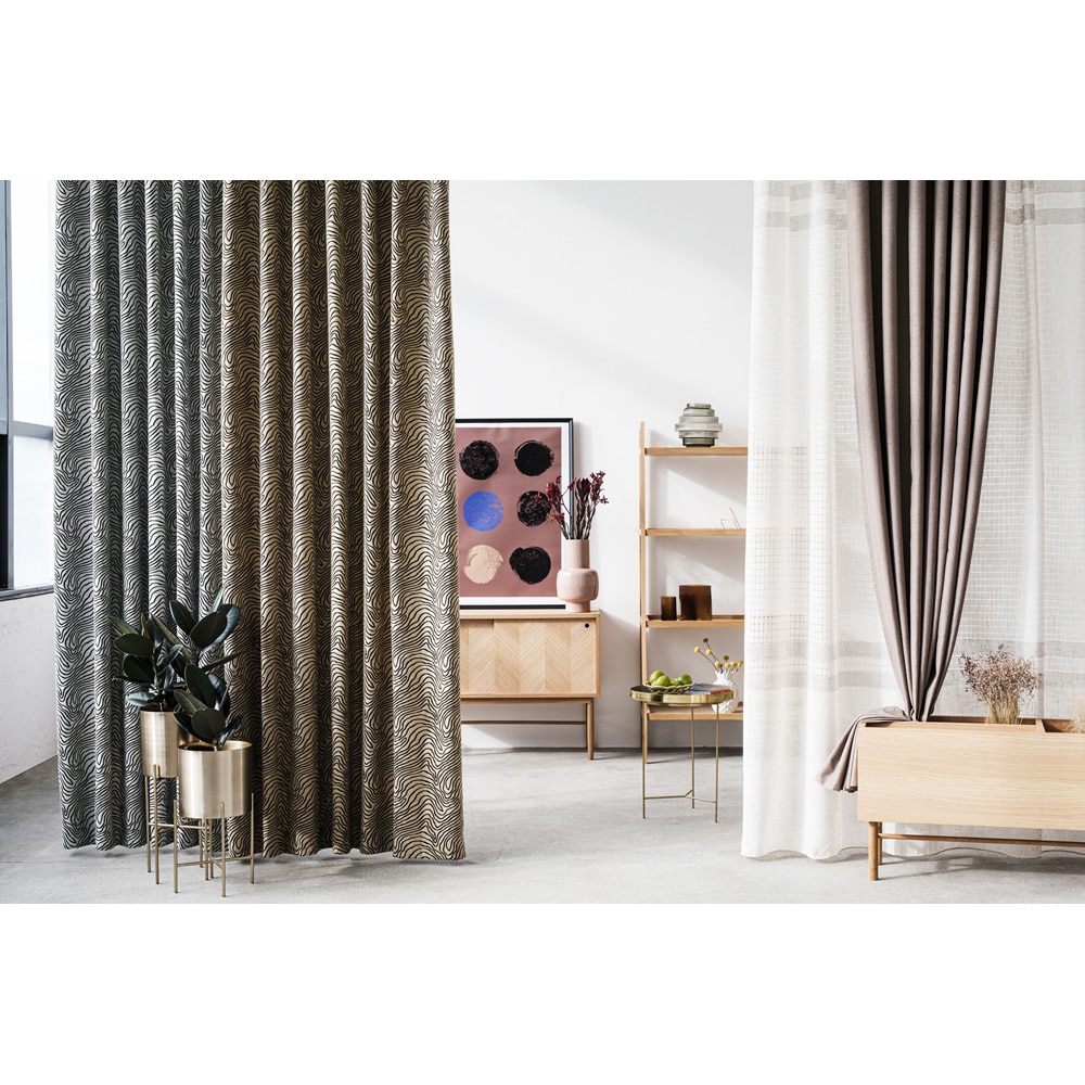 Perdea Pereira, rejansa, 140 x 260 cm, crem