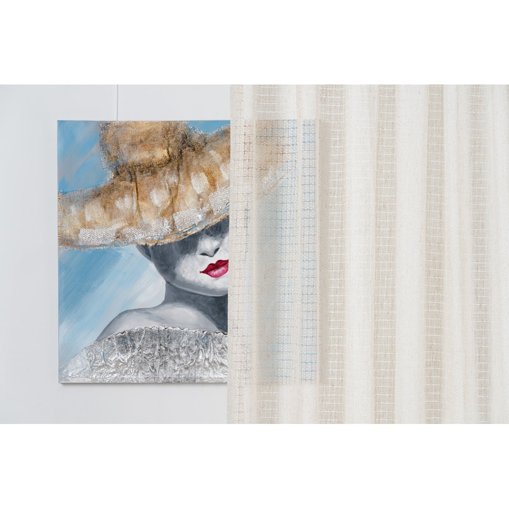 Perdea Pereira, rejansa, 140 x 260 cm, crem