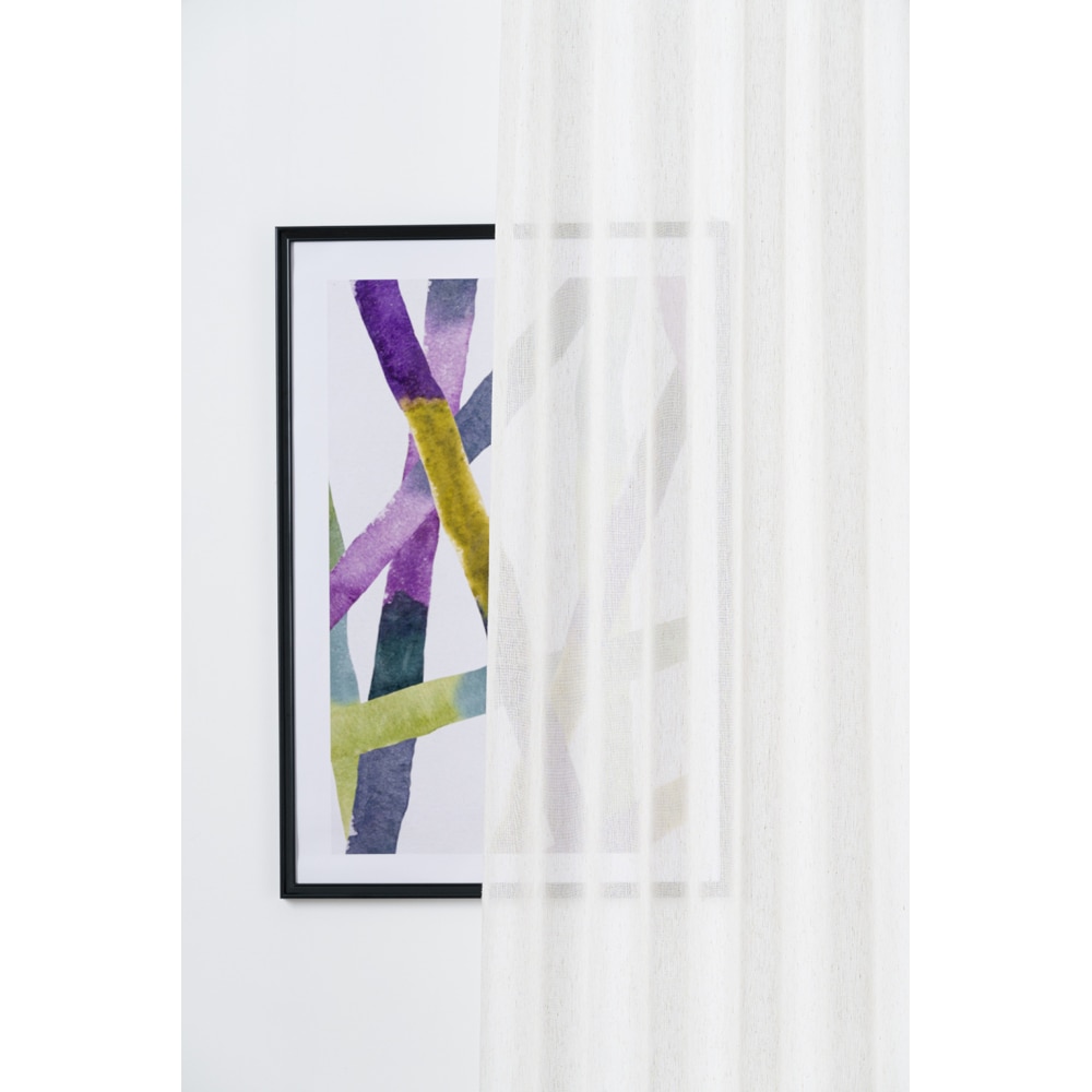 Perdea Sumo, inele, 140 x 255 cm, crem