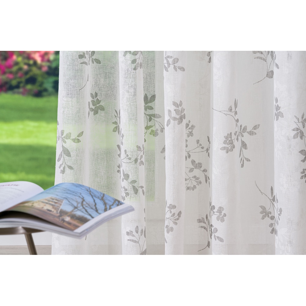 Perdea Calvi, rejansa, 140 x 260 cm, gri