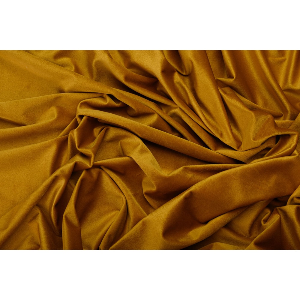 Draperie Adige, inele, 140 x 260 cm, semiopac, mustar