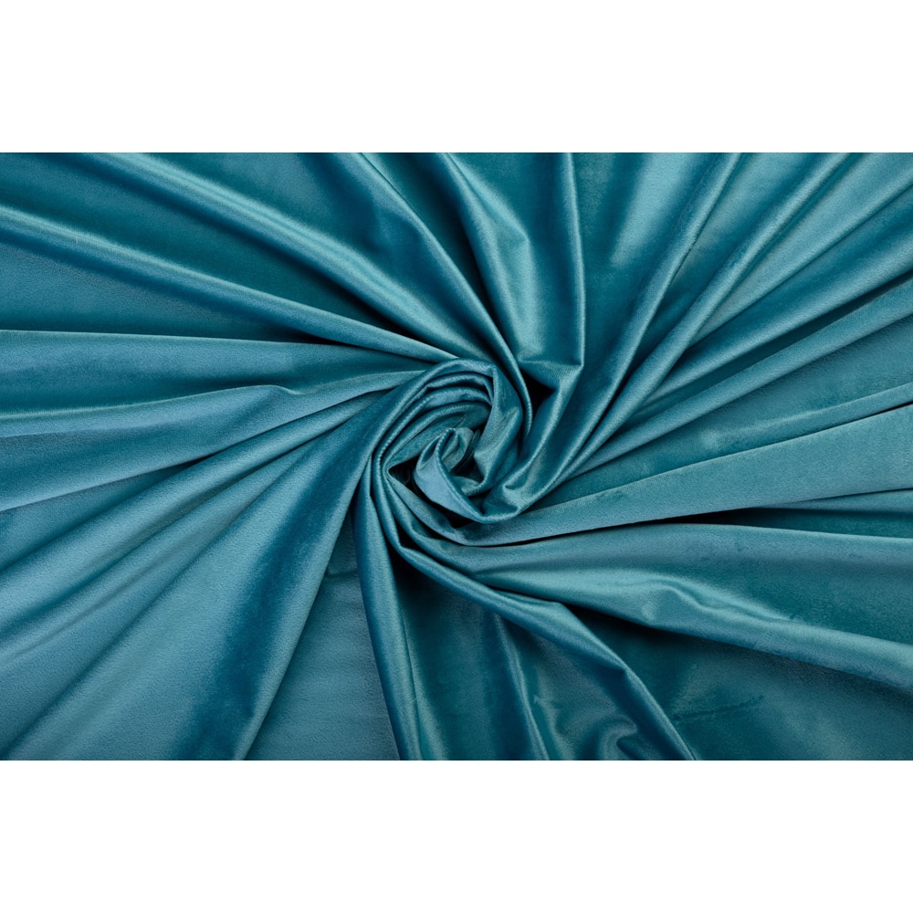 Draperie Adige, inele, 140 x 260 cm, semiopac, turcoaz