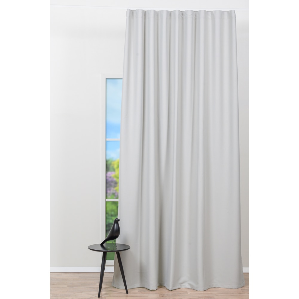 Draperie Sandro, rejansa, 140 x 260 cm, semiopac, gri deschis