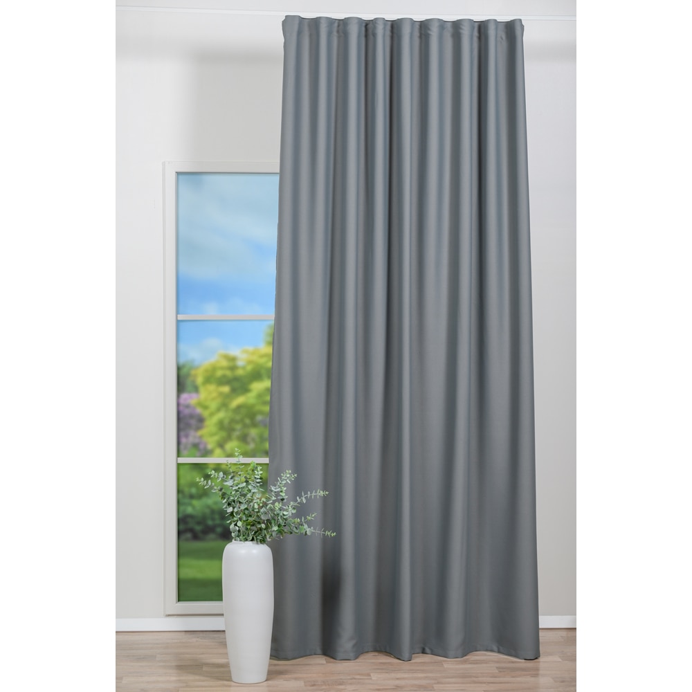 Draperie Sandro, rejansa, 140 x 260 cm, semiopac, gri inchis