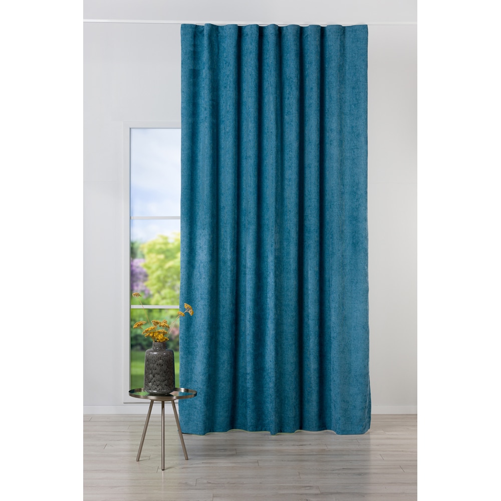 Draperie Ocean, rejansa, 140 x 260 cm, semiopac, turcoaz