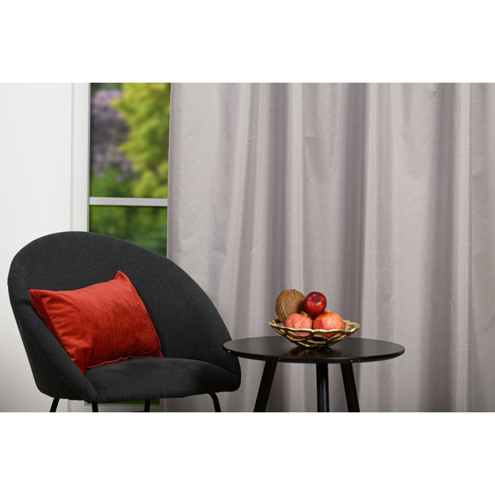 Draperie Jeff, inele, 140 x 260 cm, opac, cappuccino