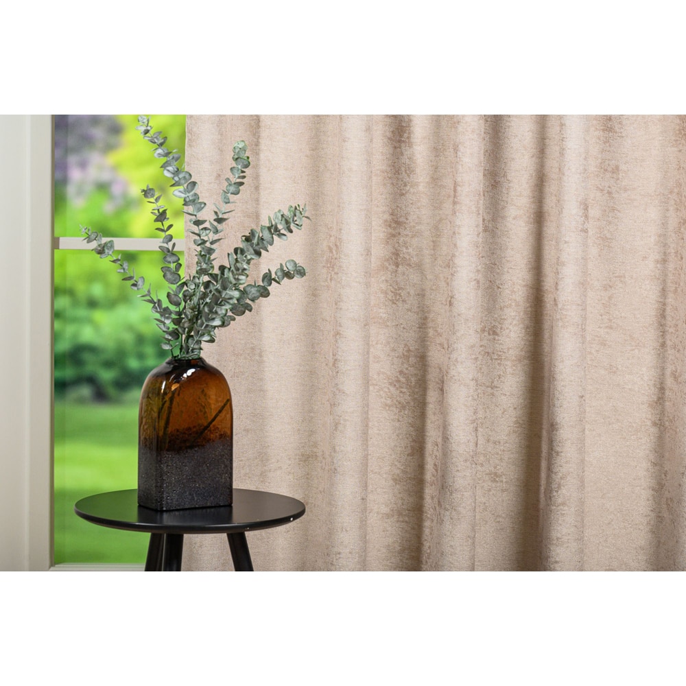 Draperie Magnolia, inele, 140 x 260 cm, semiopac, nisip