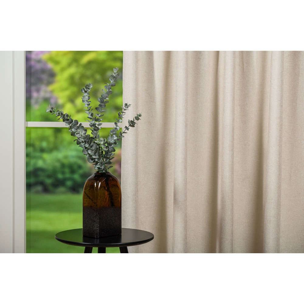 Draperie Magnolia, inele, 140 x 260 cm, semiopac, bej