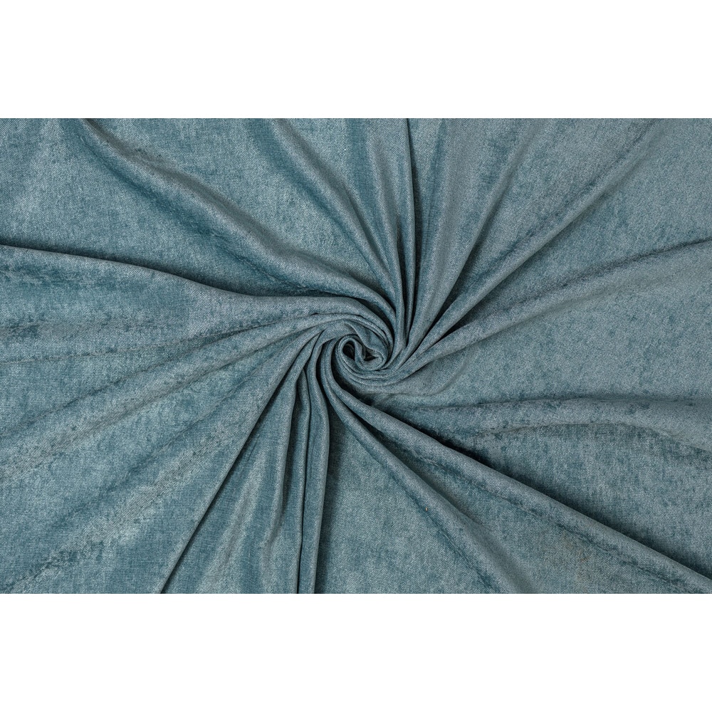 Draperie Magnolia, inele, 140 x 260 cm, semiopac, turcoaz