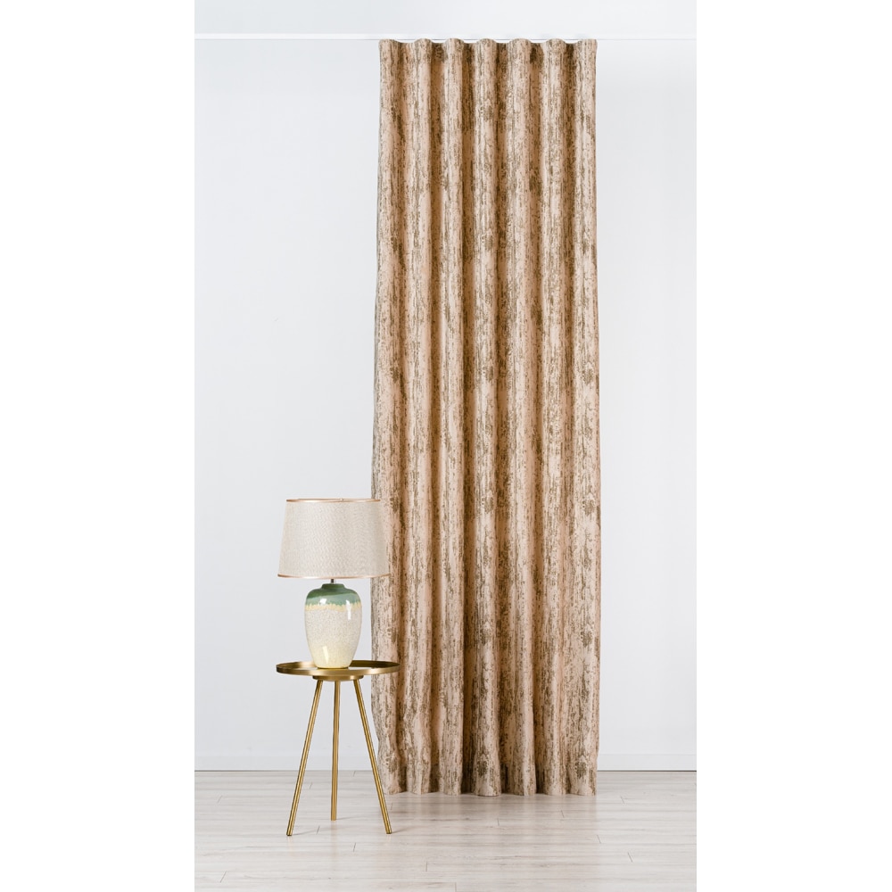 Draperie Parla, inele, 140 x 260 cm, semiopac, latte