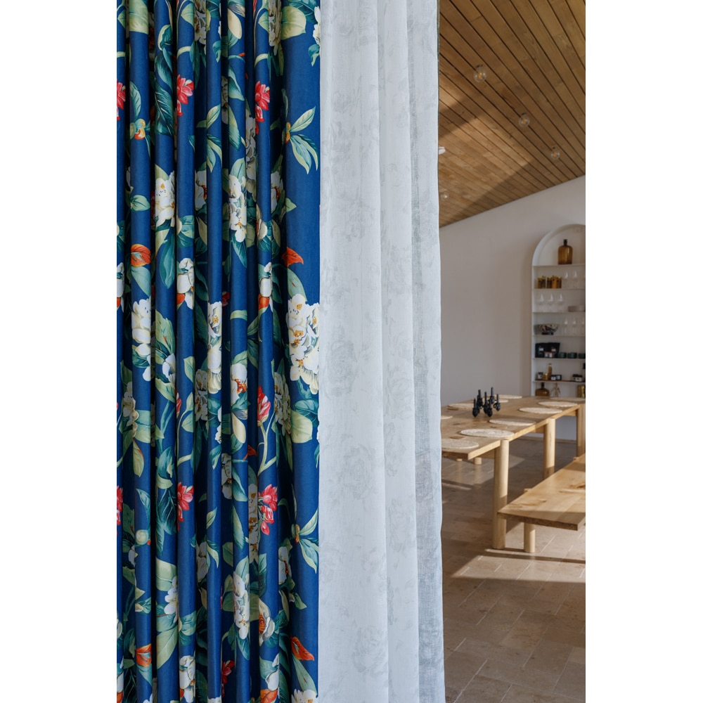 Draperie Antibes, inele, 140 x 260 cm, semiopac, verde