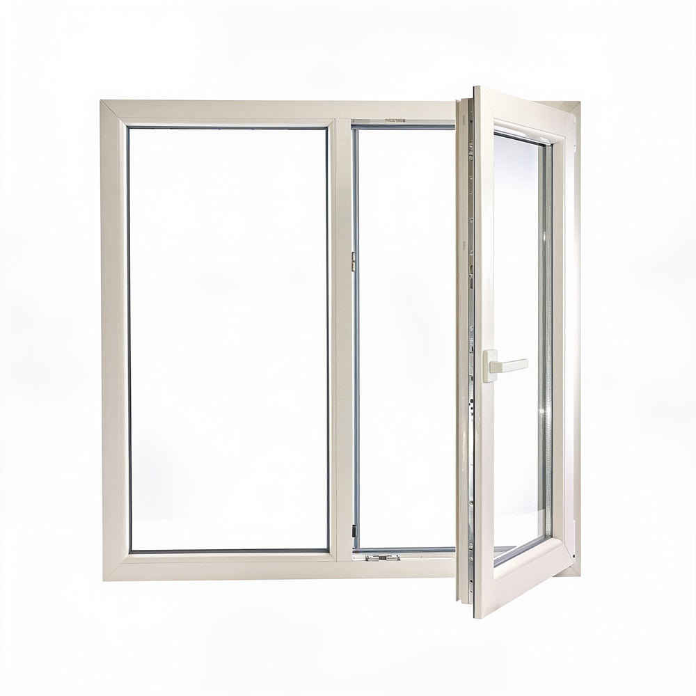 Fereastra termopan REHAU, PVC, 5 camere, 116 x 116 cm, deschidere oscilobatanta dreapta, alb