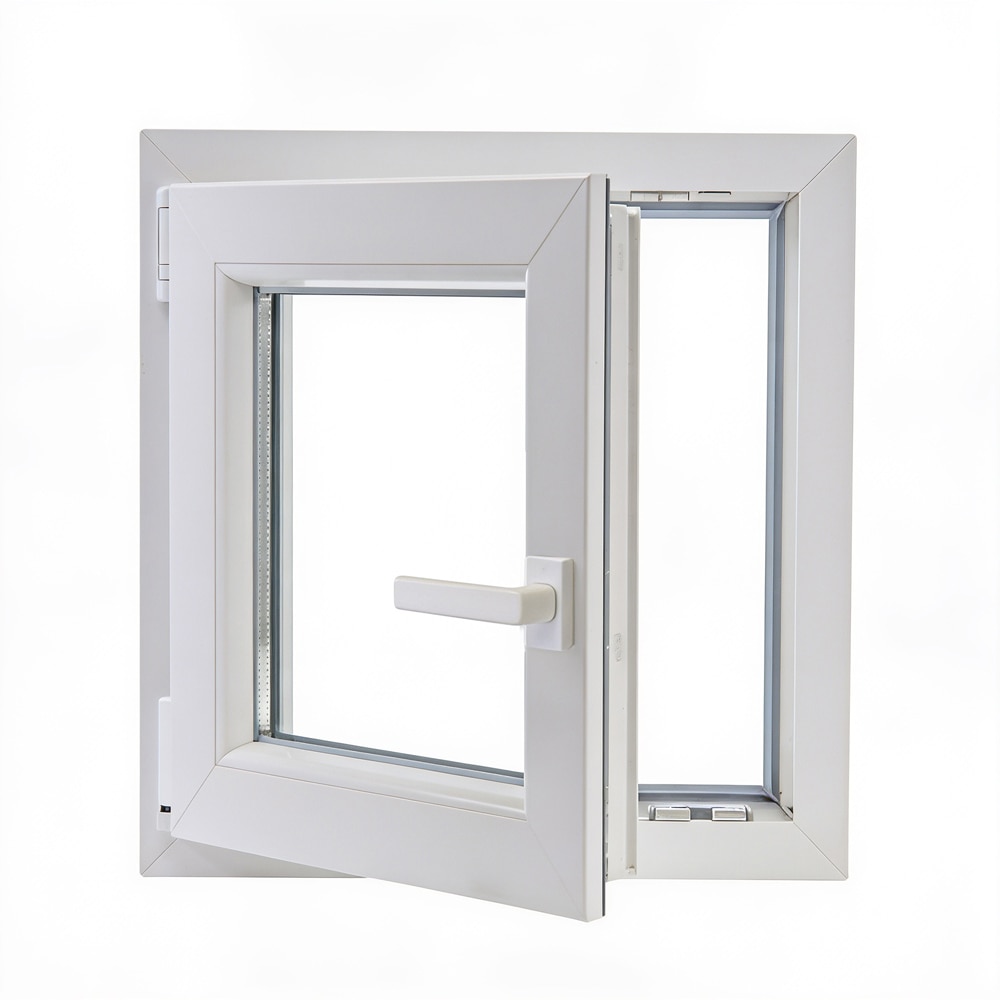 Fereastra termopan REHAU, PVC, 5 camere, 56 x 56 cm, deschidere oscilobatanta stanga, alb