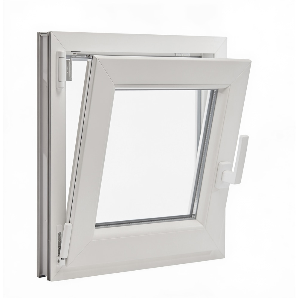 Fereastra termopan REHAU, PVC, 5 camere, 56 x 56 cm, deschidere oscilobatanta stanga, alb