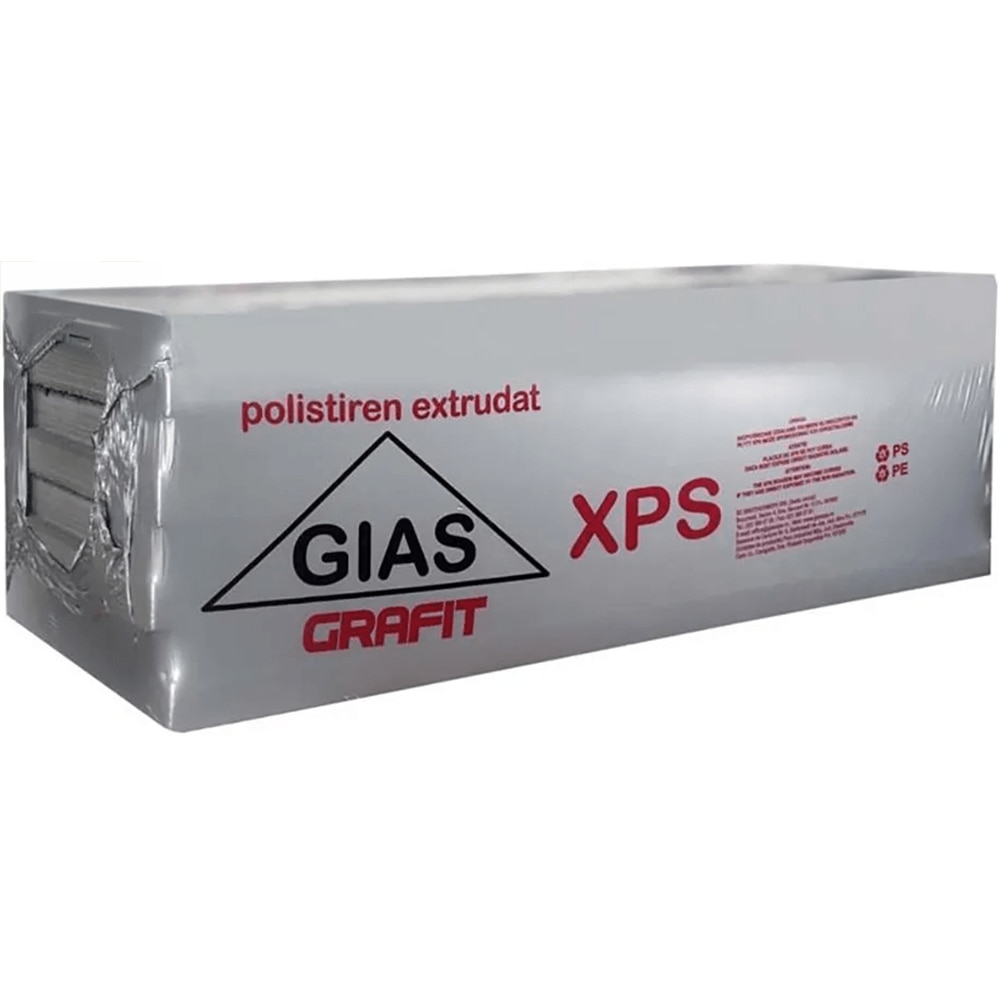 Polistiren extrudat XPS Gias, 10 cm, 2.9 mp