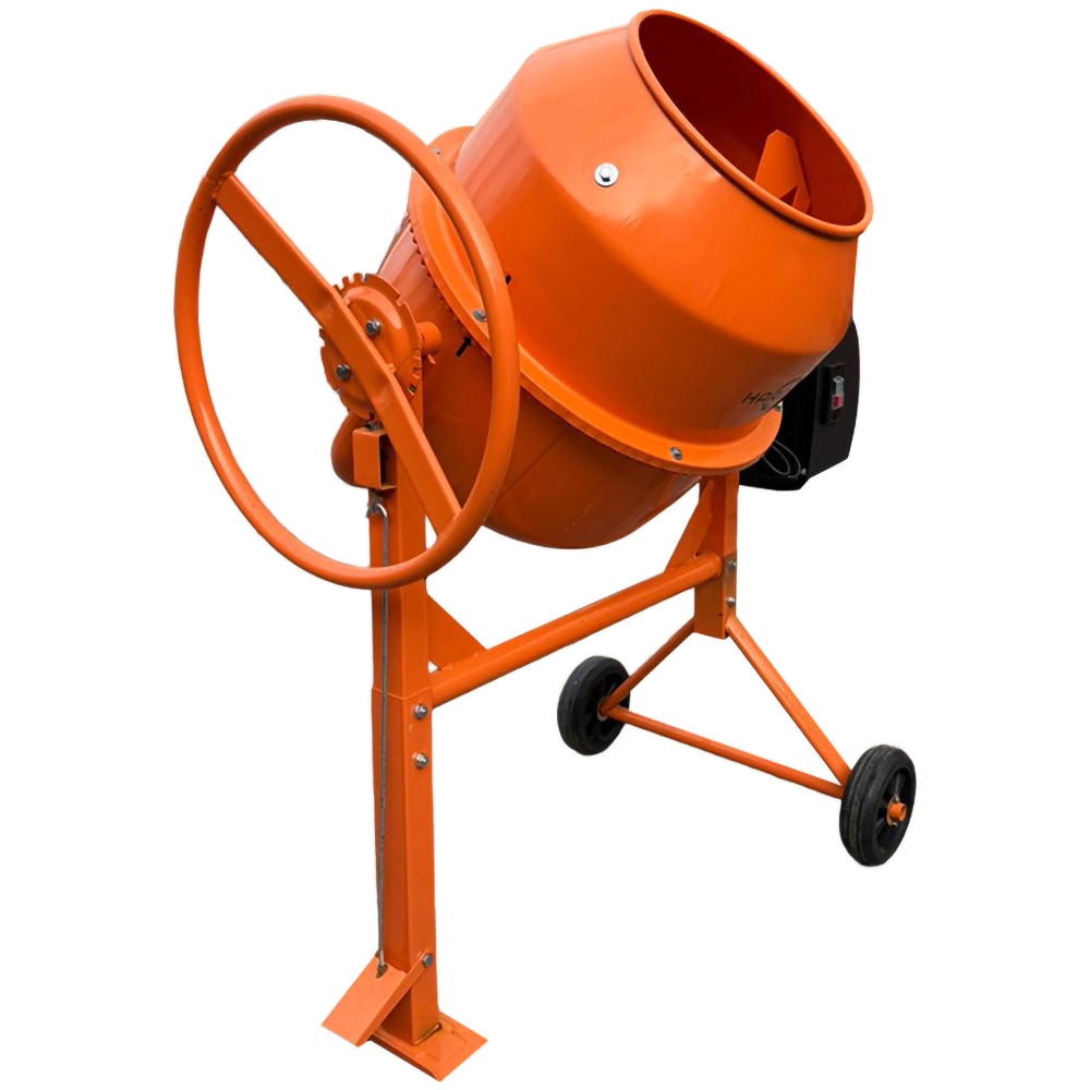 Betoniera Hardmix, 120 l, 550 W, pinion si coarana fonta