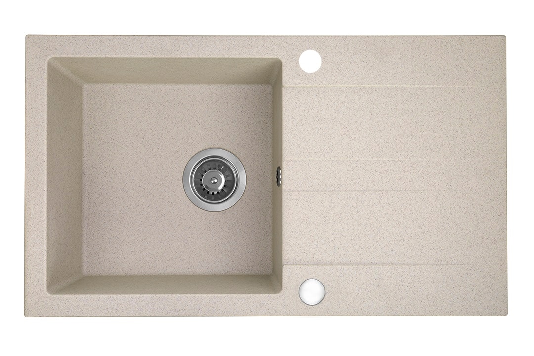 Chiuveta de bucatarie Shire, 76 x 44 cm, bej