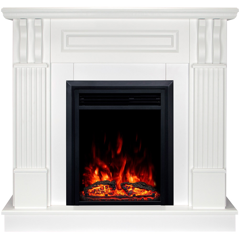 Semineu electric ART FLAME Veronix, 1500W, telecomanda, 105 x 30 x 100 cm, alb