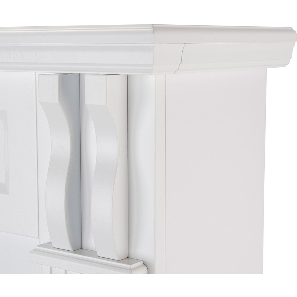 Semineu electric ART FLAME Veronix, 1500W, telecomanda, 105 x 30 x 100 cm, alb