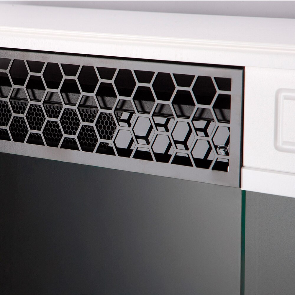 Semineu electric ART FLAME Azona, 1500W, telecomanda, 112 x 43 x 71 cm, alb