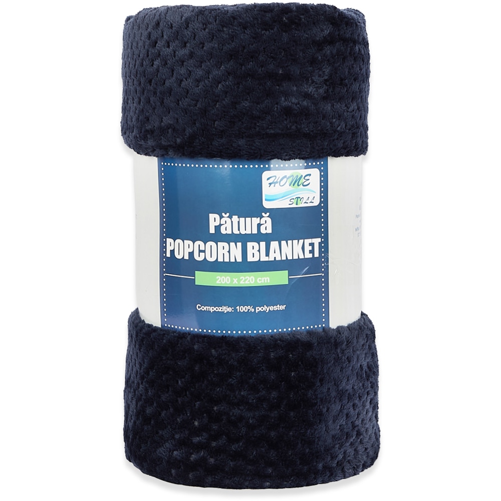 Patura Popcorn, poliester, 200 x 220 cm, multicolor