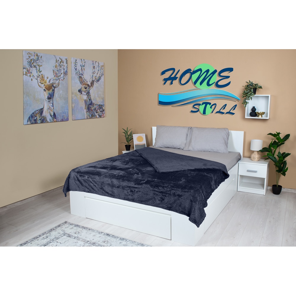 Patura Popcorn, poliester, 200 x 220 cm, multicolor